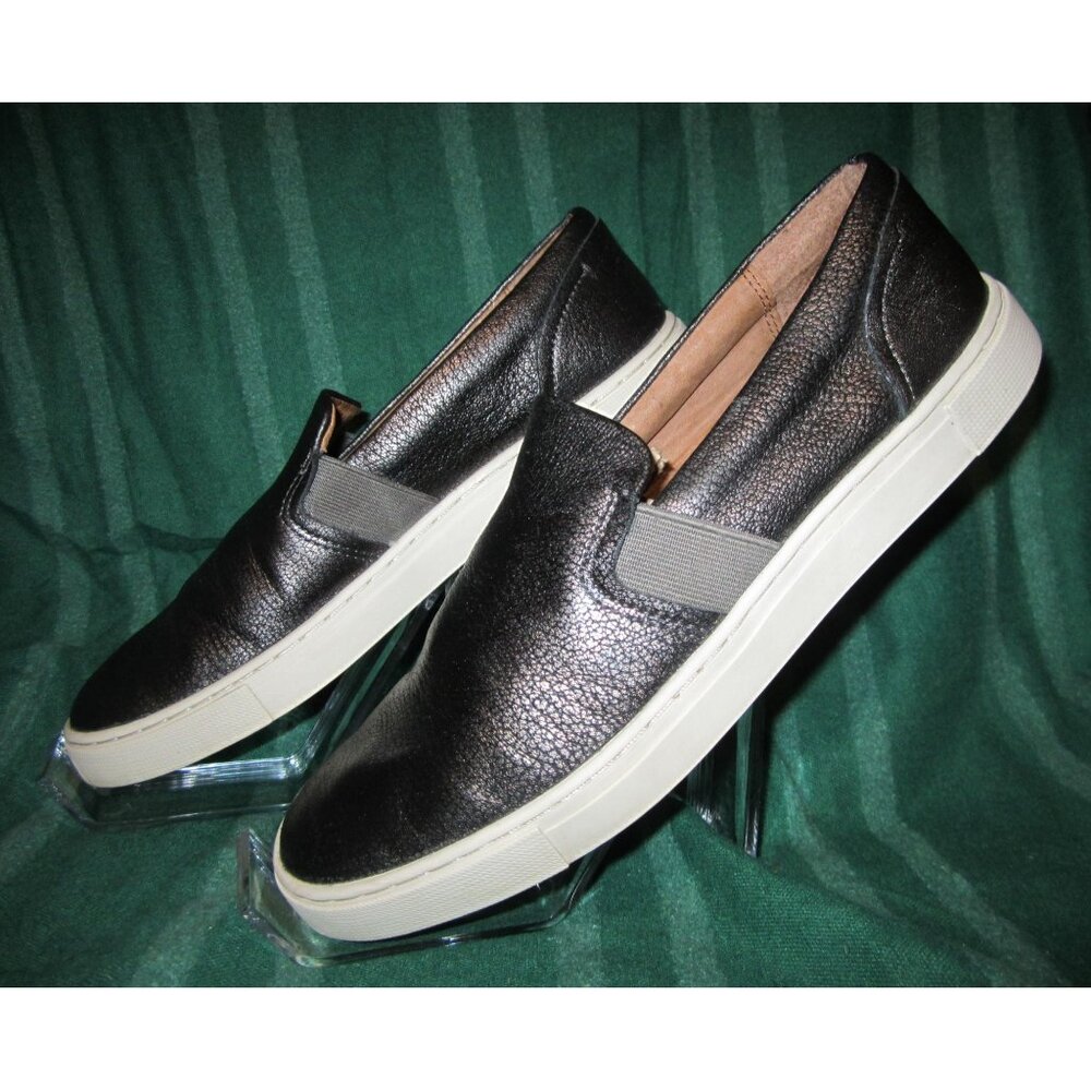 Frye Ivy Slip on sneaker Pewter metallic women's 8.5